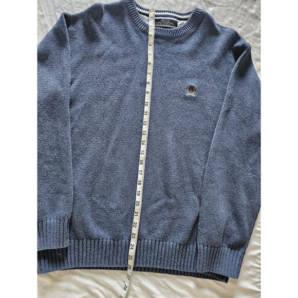 Vintage Tommy Hilfiger Cotton Crew Neck Sweater Size XL Preppy Cozy Retro Y2K - Picture 8 of 8